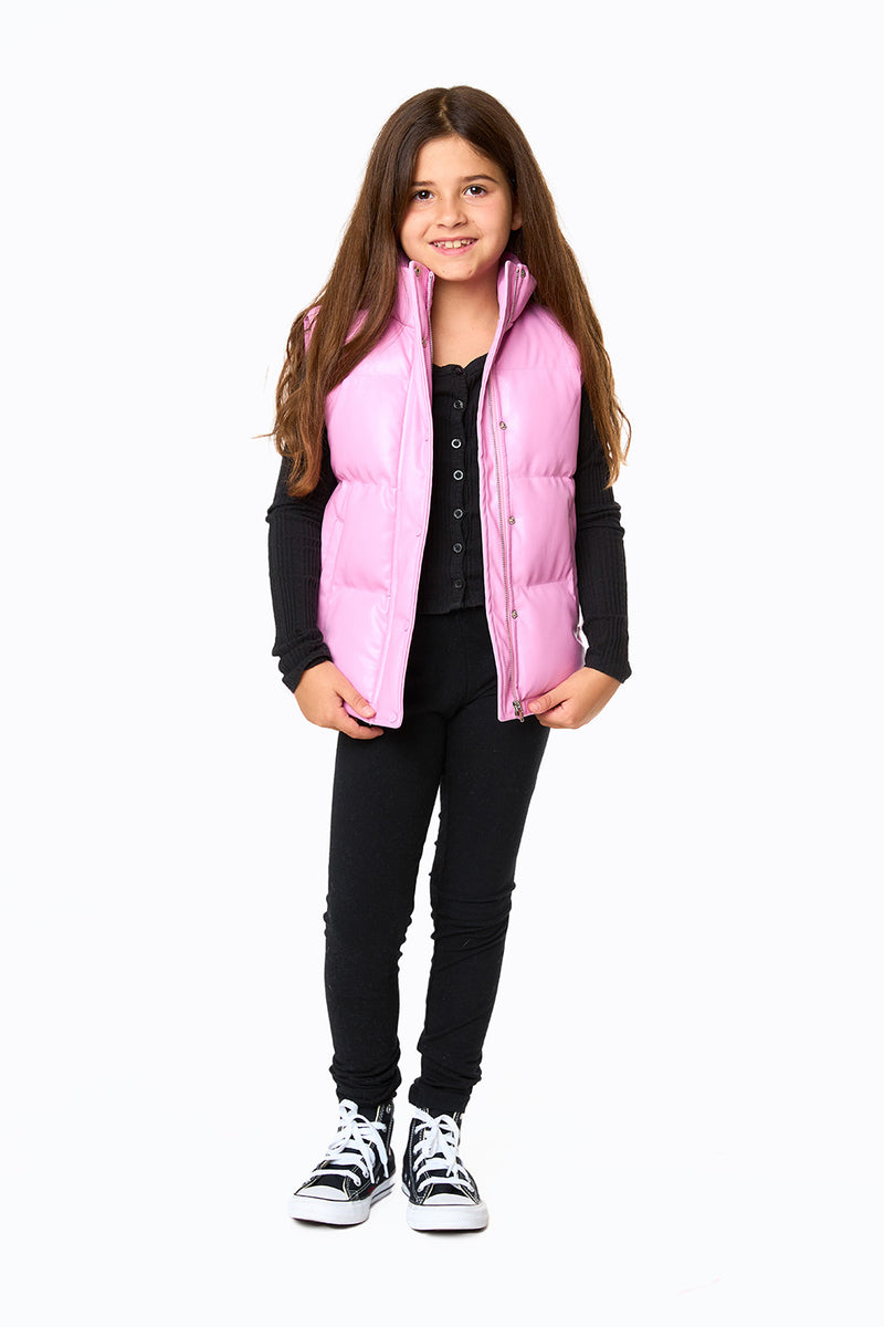BuddyLove Mini Helen Puffer Vest - Bubble Gum 