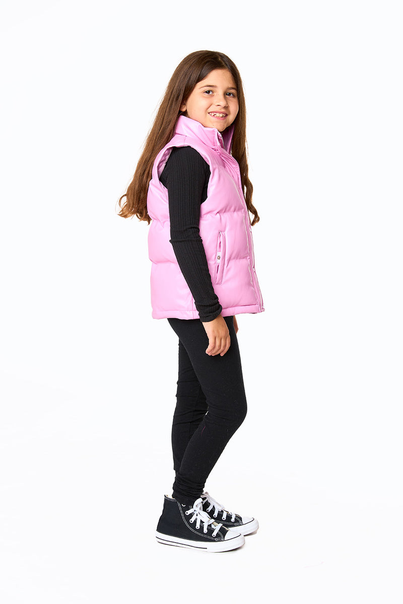 BuddyLove Mini Helen Puffer Vest - Bubble Gum