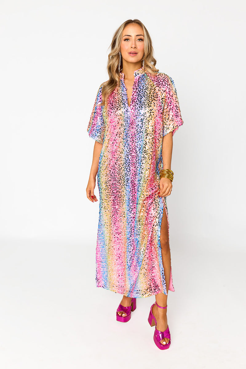Leighton Sequin Midi Dress - Loving Me