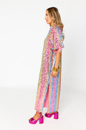 Leighton Sequin Midi Dress - Loving Me