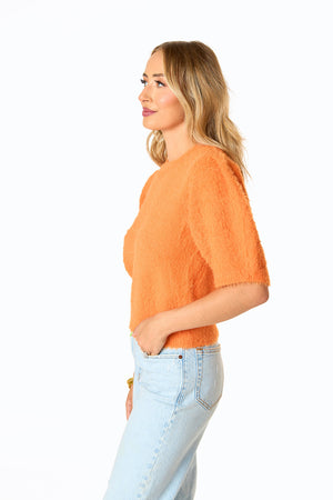 Macy Crop Sweater - Mango