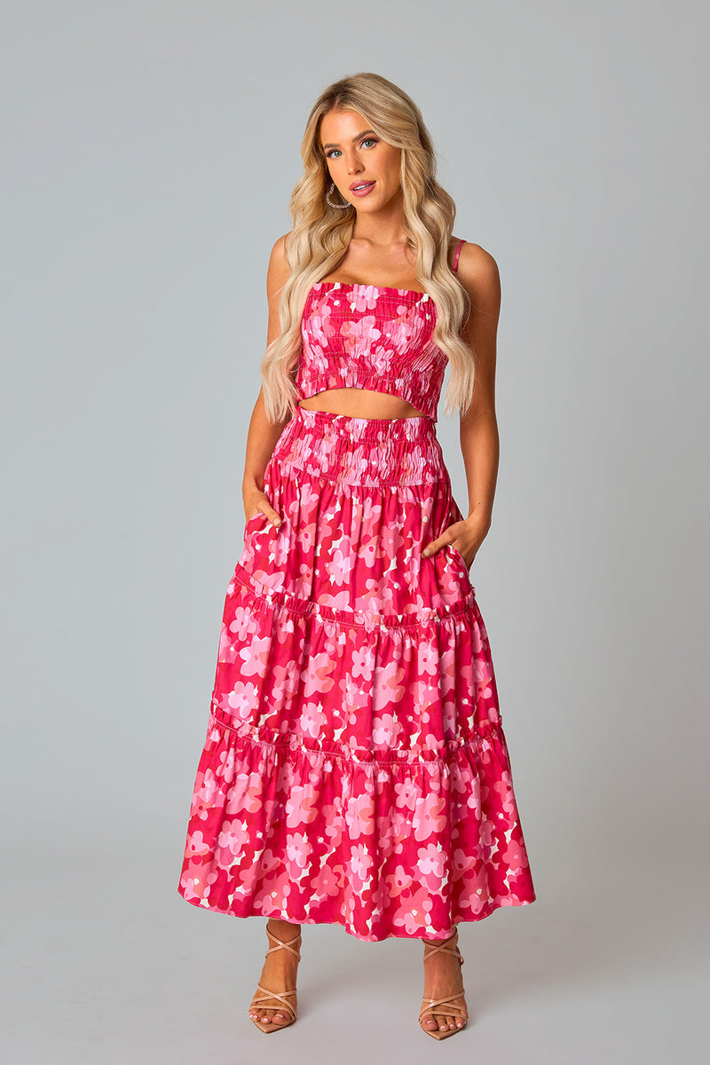 BuddyLove Tamra Smocked Two-Piece Set - Posies