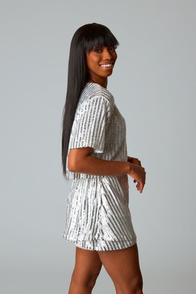 BuddyLove Laura Sequin Set - White