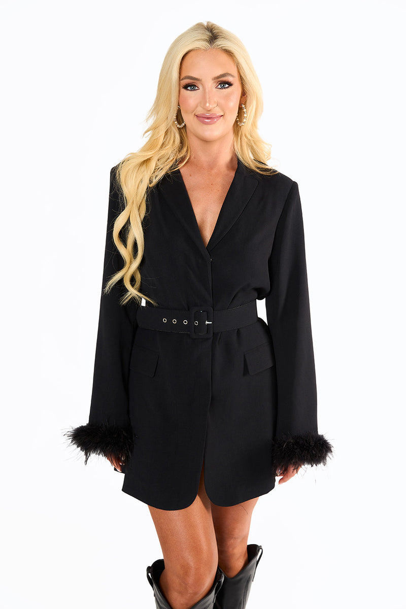 BuddyLove Harriet Blazer Dress - Noir