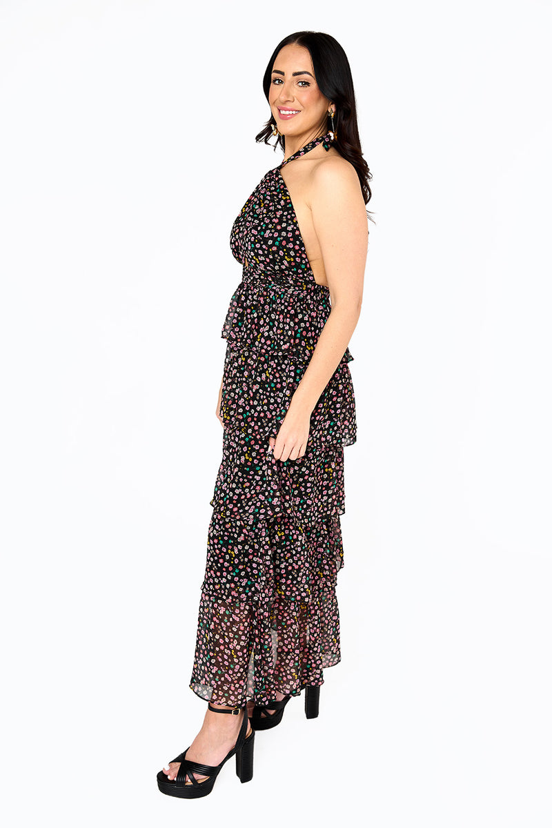 BuddyLove Talia Halter Long Dress - Surreal