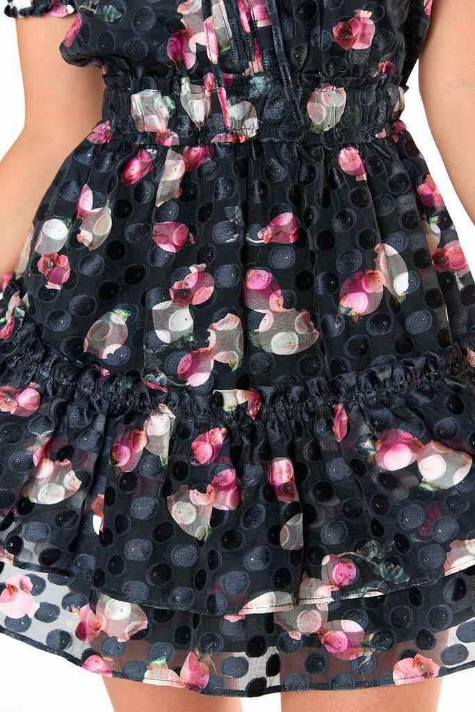 BuddyLove Clementine Elastic Waist Mini Dress - Twilight