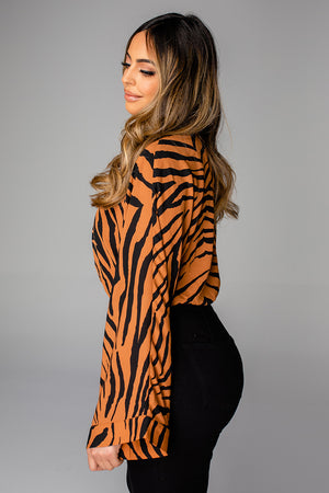 BuddyLove Ariana Kimono Sleeve Bodysuit - Mowgli
