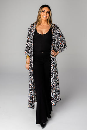 Alix Maxi Length Duster - Fossil