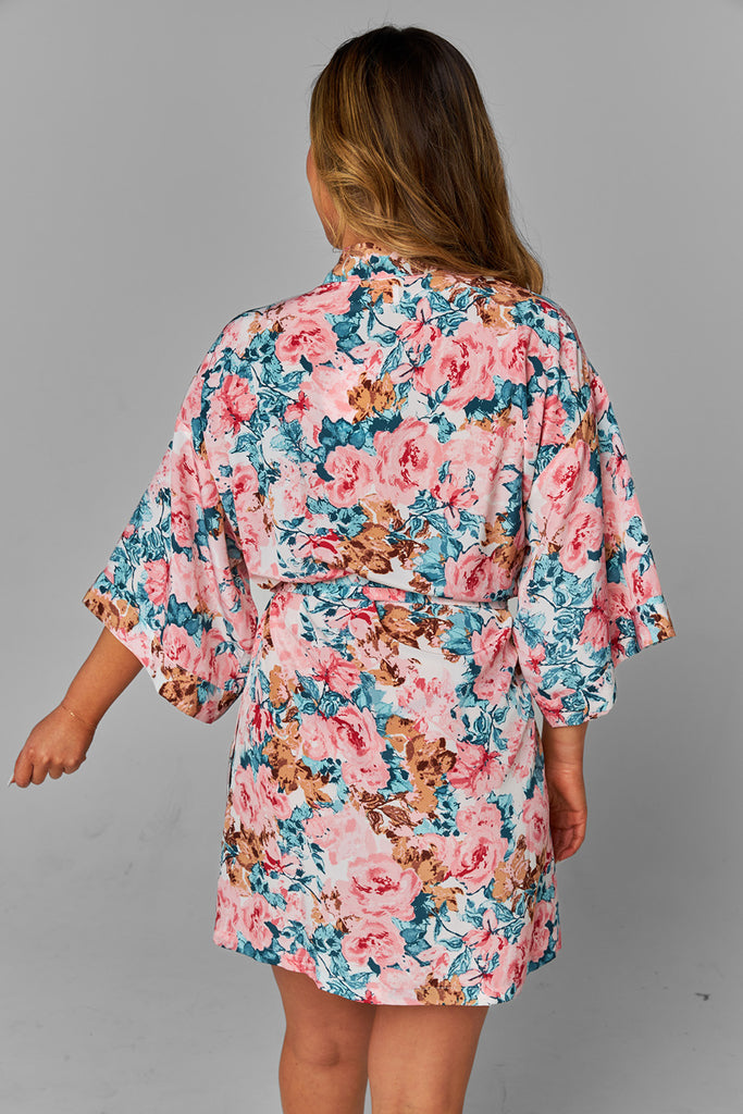 Hadid Short Robe - Fleurish