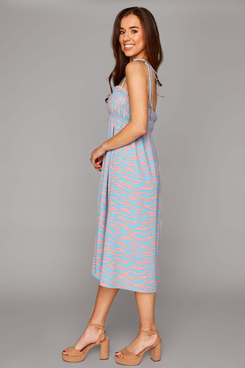 Lexi Tie Shoulder Midi Dress - Swell