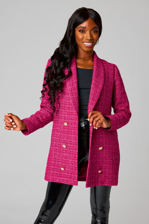 BuddyLove Carey Short Blazer Dress - Pink