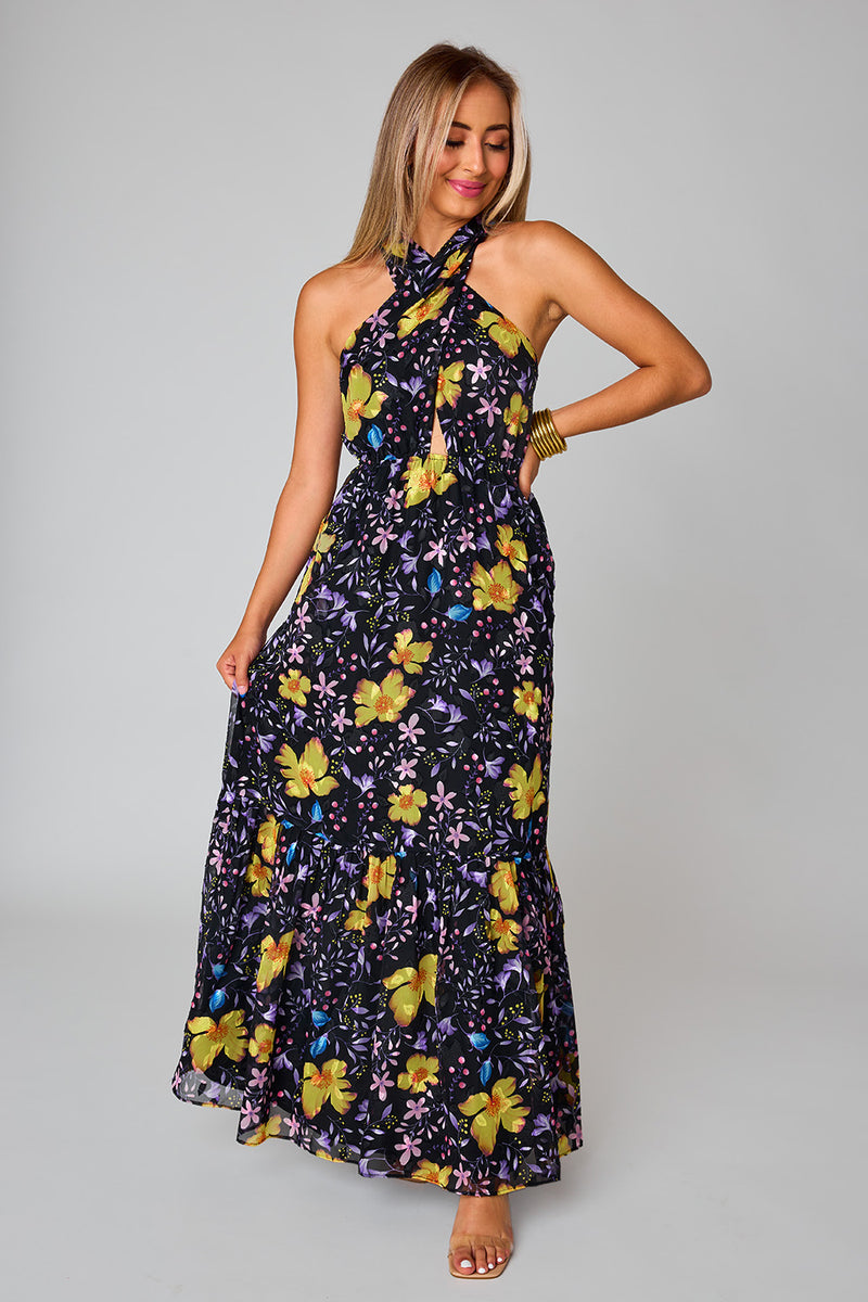 BuddyLove Pepper High Neck Maxi Dress - Enchanted