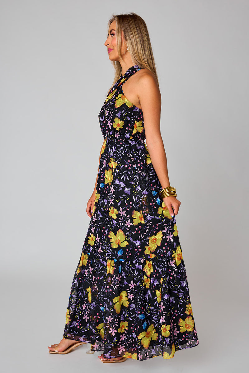 BuddyLove Pepper High Neck Maxi Dress - Enchanted