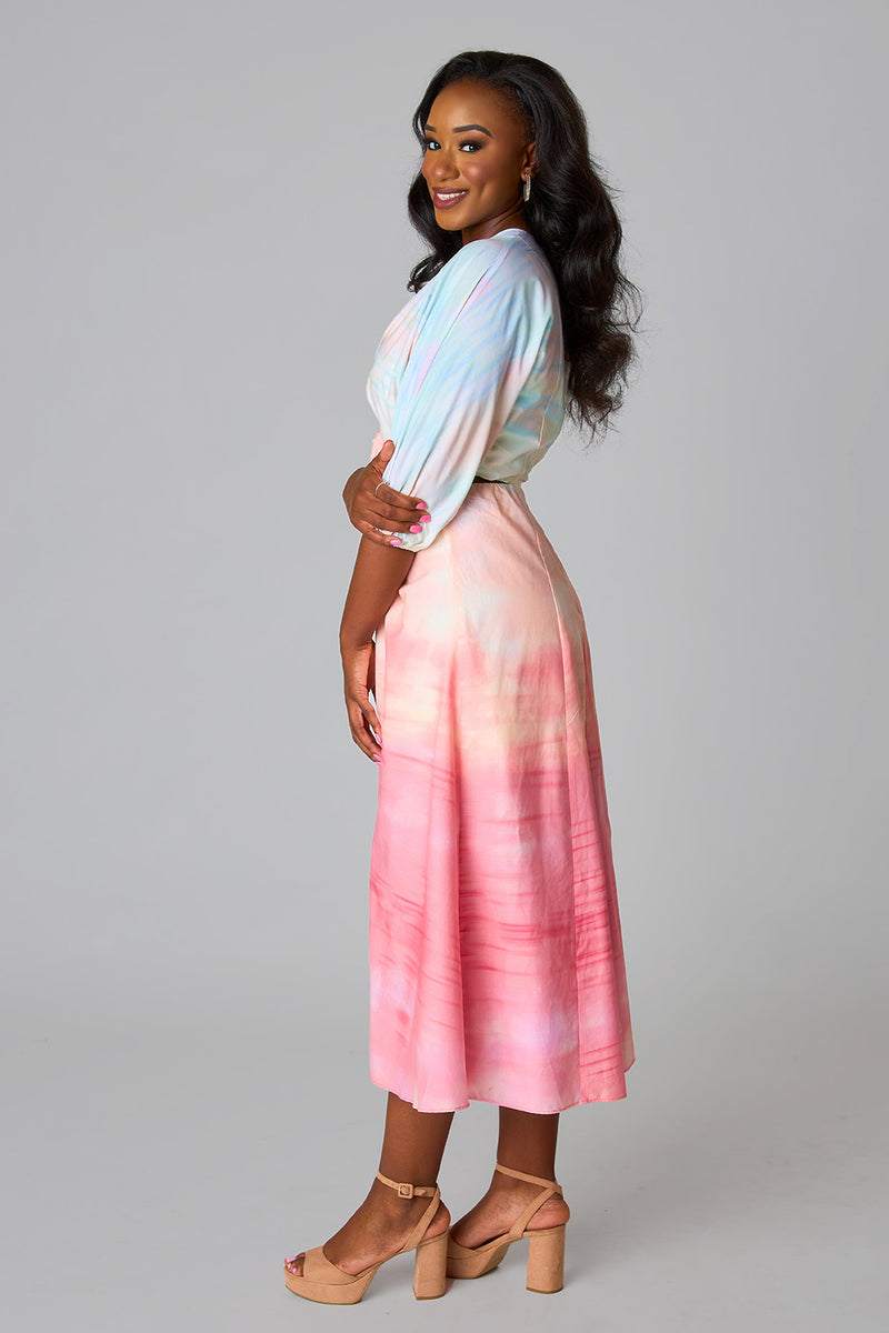 BuddyLove Maxine Cut Out Midi Dress - Unicorns