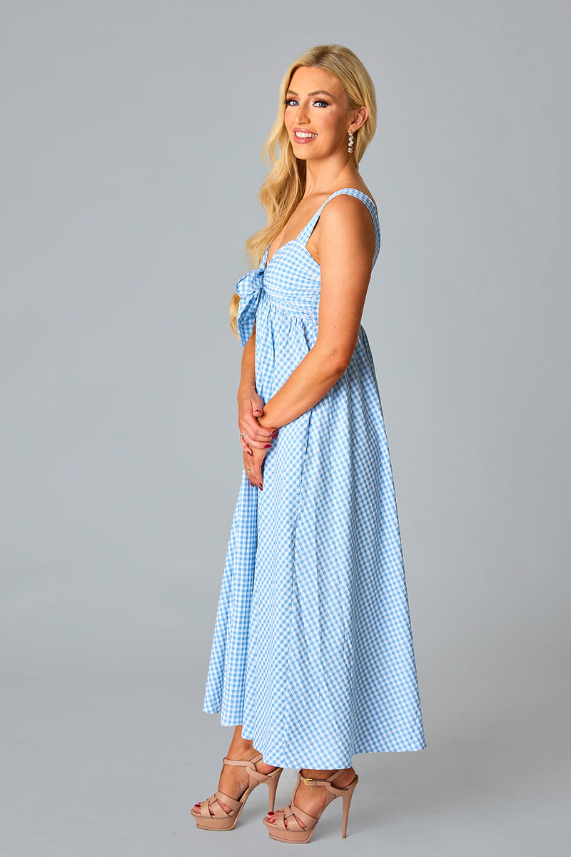 BuddyLove Kenny Smocked Back Maxi Dress - Blue Moon