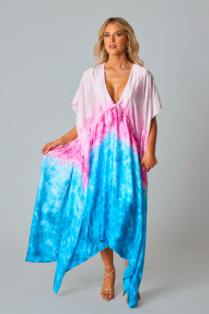 BuddyLove Mamie Caftan Maxi Dress - Shoreline