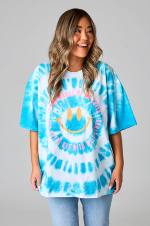BuddyLove Cloud Oversized Tie-Dye Tee - If You Wanna Be My Lover