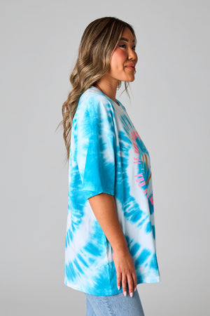 BuddyLove Cloud Oversized Tie-Dye Tee - If You Wanna Be My Lover